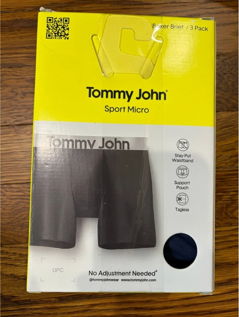 Tommy John Sport Micro Boxer Brief 3 Pack XL Performance Stretch New